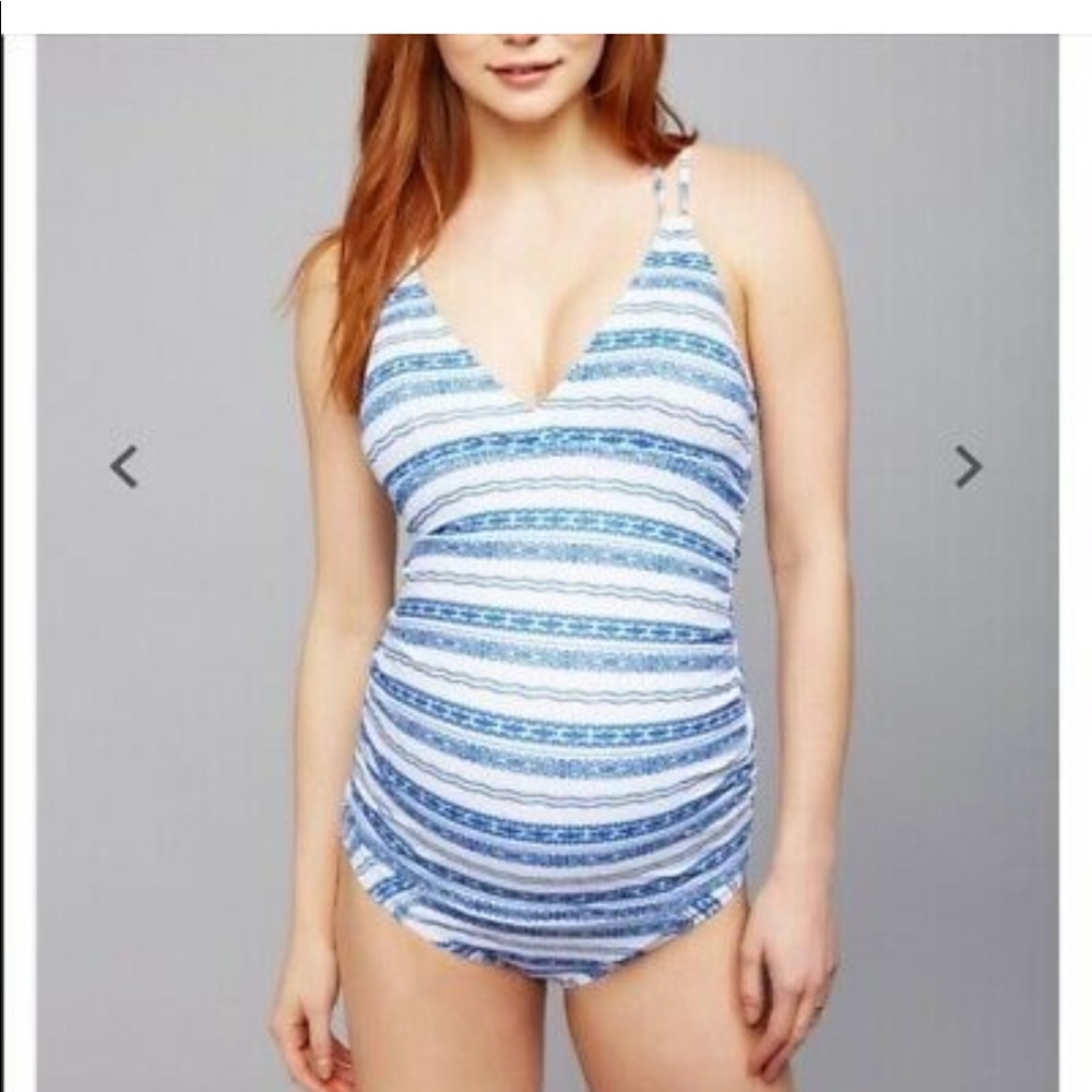 A Pea in the Pod Maternity Tankini Swimsuit